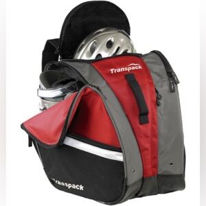 Transpack ski snowboard boot backpack Red black Gray Men's Bag